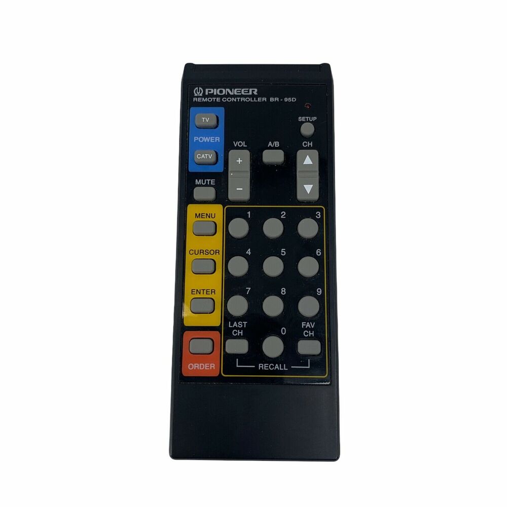 Pioneer BR-95D Remote Control Unit Cable TV Remote